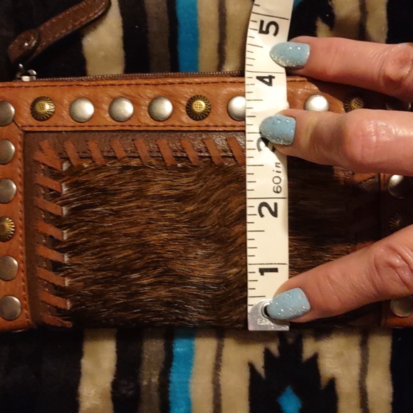 Tony Lama. Cognac Cowhide leather  wallet. Never used. Brand new. No tags. - Picture 14 of 17